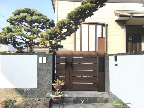 神戸市北区　Ｈ様邸　　外回りの工事もお願いできる？？